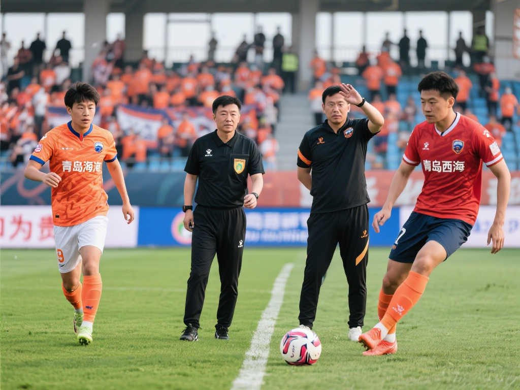 青岛德比战平收场,两队面貌一新,本土教练对决难分高下